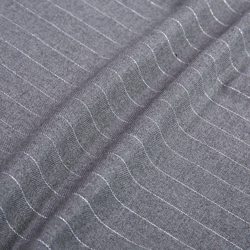 FX55936 Dizajn trake obojenih pruga Poliester Rayon Spandex Suitiranje tkanine